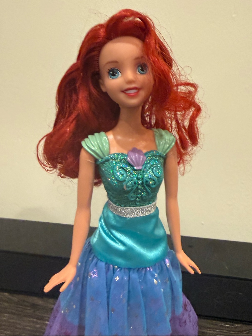 Disney Little Mermaid Ariel doll 10” tall